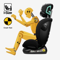 Rotating car seat Loom 15 Black Mono