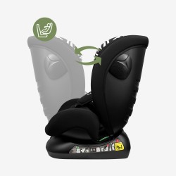Rotating car seat Loom 15 Black Mono