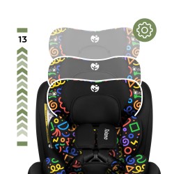 Car seat Loom 15 Black Loco