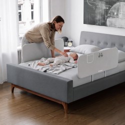 Barierka ochronna do łóżka Cover 50 Grey 120 cm