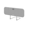 Bed guard rail Cover 50 Grey 120 cm
