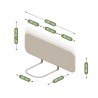 Bed guard rail Cover 50 Beige 120 cm