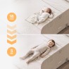 Bed guard rail Cover 50 Beige 120 cm