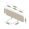 Bed guard rail Cover 55 Beige 150 cm