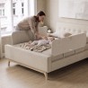 Barierka ochronna do łóżka Cover 55 Beige 150 cm