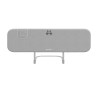 Bed guard rail Cover 55 Grey 150 cm