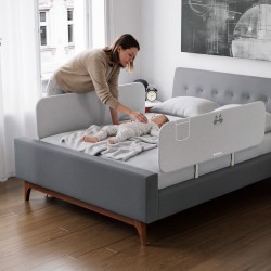 Barierka ochronna do łóżka Cover 55 Grey 150 cm