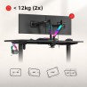 Dual monitor mount Motion 2.6 RGB