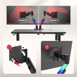 Dual monitor mount Motion 2.6 RGB
