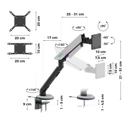 Monitor mount Motion 1.8