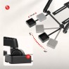 Folding sim racing frame Speed 2.5 Black