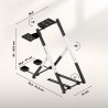 Stelaż do simracingu składany Speed 2.5 White
