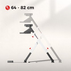 Stelaż do simracingu składany Speed 2.5 White
