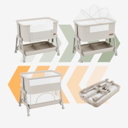 Bedside travel cot Dream 55 Beige
