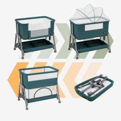 Bedside travel cot Dream 55 Green