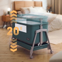 Bedside travel cot Dream 55 Green