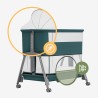 Bedside travel cot Dream 55 Green