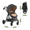 Multifunctional pushchair Toledo 35 Black