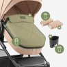 Multifunctional pushchair Toledo 35 Taupe