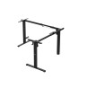 Electric corner desk frame Xeno 7.5 Black