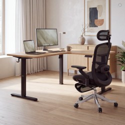 Electric corner desk frame Xeno 7.5 Black