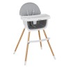 Krzesełko do karmienia Tulano Morsel Grey