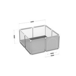 Kojec dziecięcy TULANO Cozy 20 - 130 cm