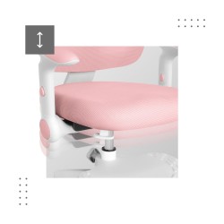 Fotel regulowany dla dziecka Mark Adler Junior 5.0 Pink