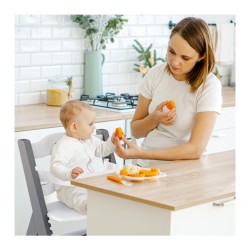 Krzesełko do karmienia TULANO Morsel 40 Grey-White