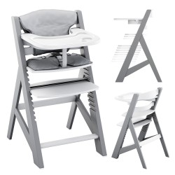 Krzesełko do karmienia TULANO Morsel 40 Grey-White