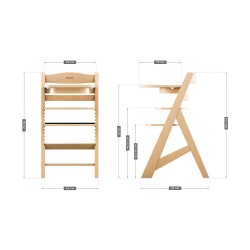 Krzesełko do karmienia TULANO Morsel 40 Natural