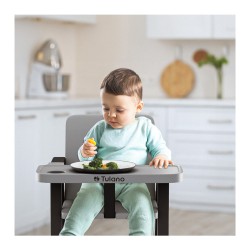 Krzesełko do karmienia TULANO Morsel 25 Grey Black