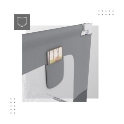 Barierka ochronna do łóżka 140 cm TULANO Cover 44