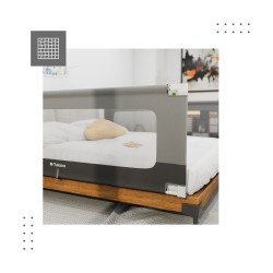 Barierka ochronna do łóżka 160 cm TULANO Cover 46