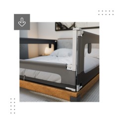 Barierka ochronna do łóżka 160 cm TULANO Cover 46
