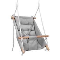 Kołysko-huśtawka dla dzieci TULANO Hop 40 Grey-White