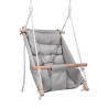 Kołysko-huśtawka dla dzieci TULANO Hop 40 Grey-White