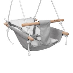 Kołysko-huśtawka dla dzieci TULANO Hop 40 Grey-White