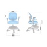Fotel regulowany dla dziecka Mark Adler Junior 5.0 Blue