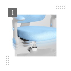 Fotel regulowany dla dziecka Mark Adler Junior 5.0 Blue