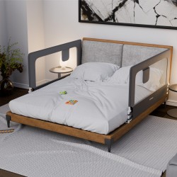 Barierka ochronna do łóżka 150cm Tulano Cover 25 Grey