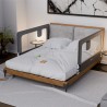 Barierka ochronna do łóżka 150cm Tulano Cover 25 Grey