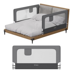 Barierka ochronna do łóżka 150cm Tulano Cover 25 Grey