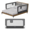 Barierka ochronna do łóżka 150cm Tulano Cover 25 Grey