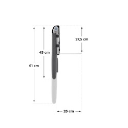 Barierka ochronna do łóżka 150cm Tulano Cover 25 Grey
