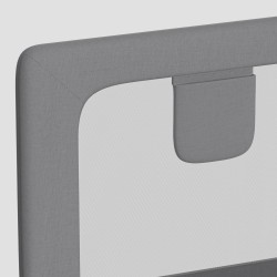 Barierka ochronna do łóżka 150cm Tulano Cover 25 Grey