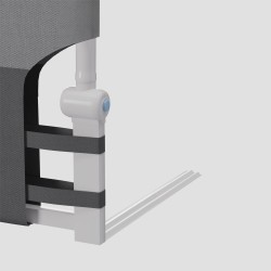 Barierka ochronna do łóżka 200cm Cover 30 Grey