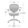 Fotel regulowany dla dziecka Mark Adler Junior 3.0 Grey