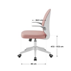 Fotel regulowany dla dziecka Mark Adler Junior 4.0 Pink