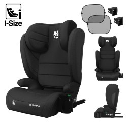 Fotelik samochodowy Tulano Joy 35 Black ISOFIX 100-150cm I-Size